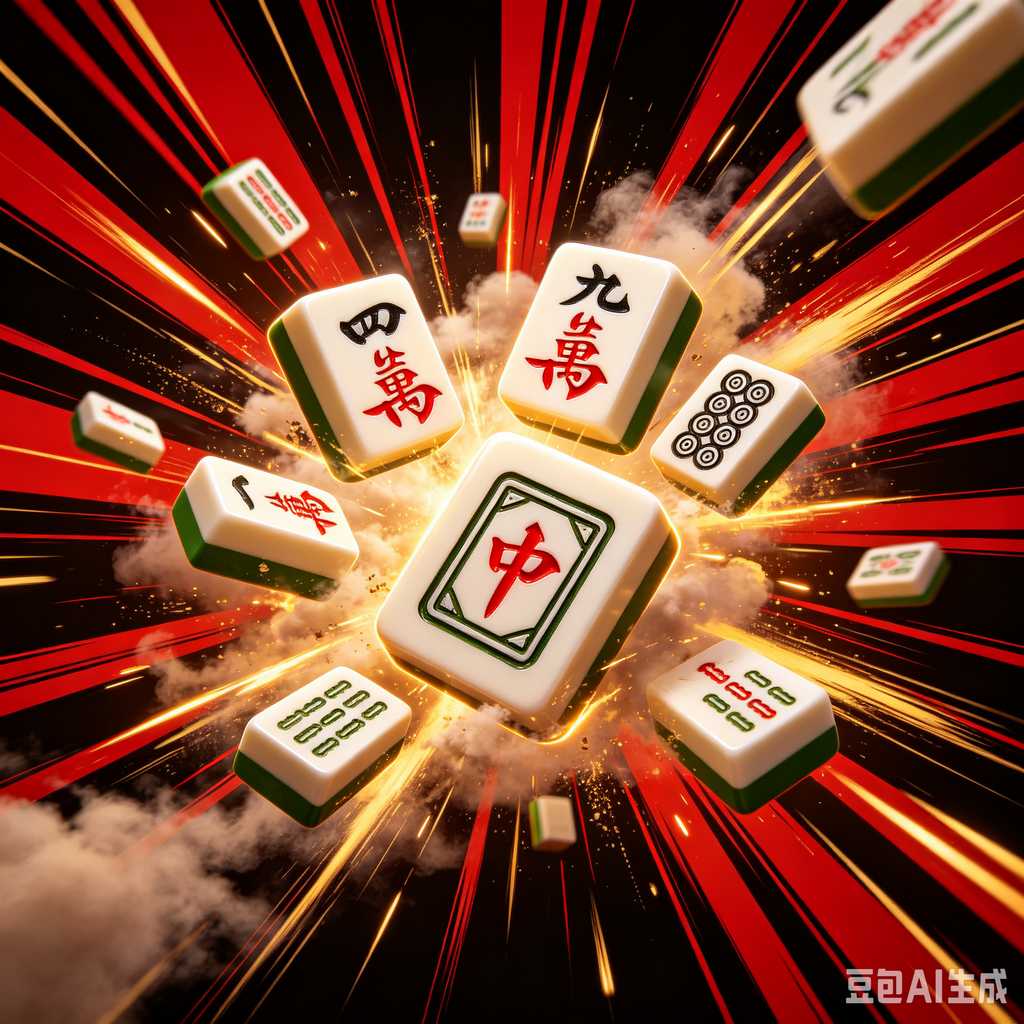 vintage style mahjong set