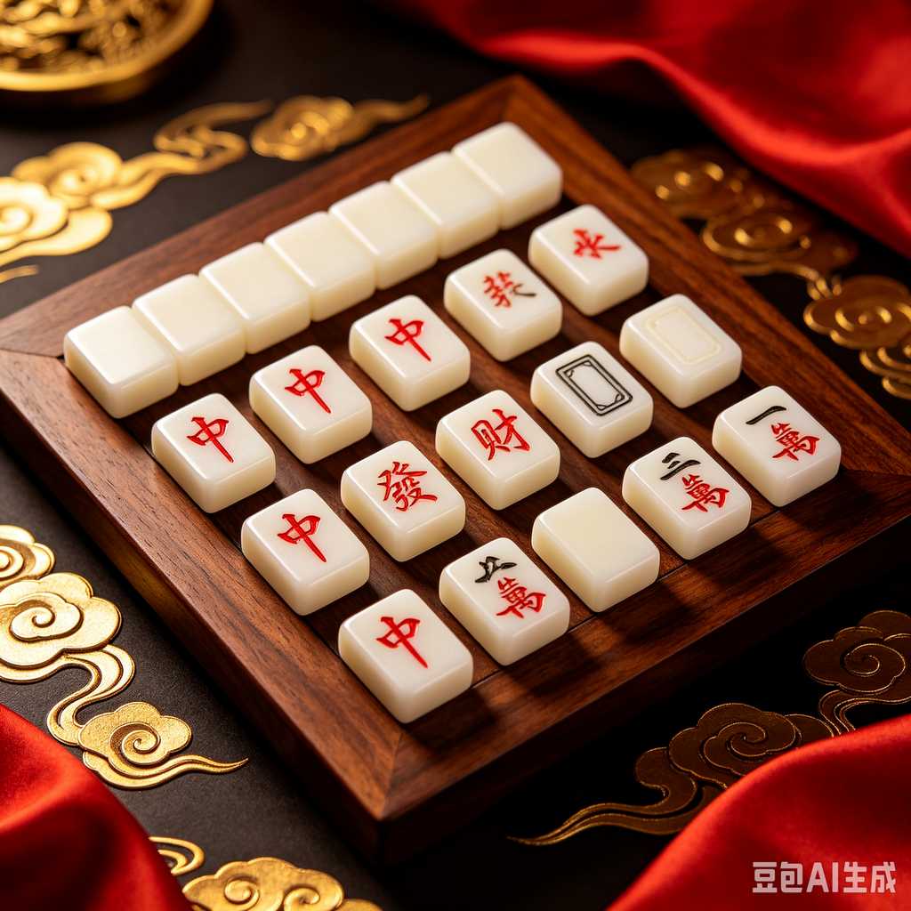 mahjong tile rack set